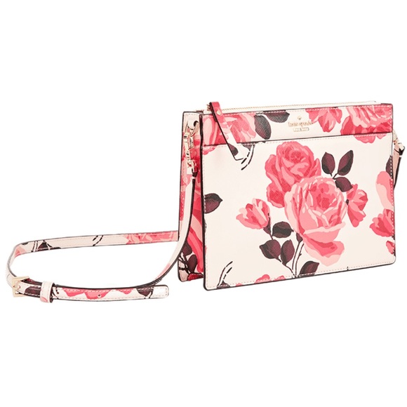 KATE SPADE Cameron Street Roses Clarise Crossbody Bag - Picture 2 of 5